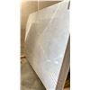 Image 1 : WHITE MARBLE STONE SLAB - 5.4' X 7.1' X 3/4" (MWS008)