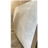 Image 1 : WHITE MARBLE STONE SLAB - 5.4' X 7.1' X 3/4" (MWS008)