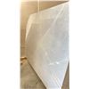 Image 1 : WHITE MARBLE STONE SLAB - 5.4' X 7.1' X 3/4" (MWS008)