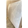 Image 1 : WHITE MARBLE STONE SLAB - 5.4' X 7.1' X 3/4" (MWS008)