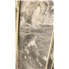 Image 1 : LIGHT GREY MARBLE STONE SLAB - 4.5' X 8.5' X 3/4" (CC001)