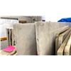 Image 1 : WHITE MARBLE STONE SLAB - 5.75' X 9' X 3/4" (MWM012)