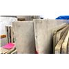Image 1 : WHITE MARBLE STONE SLAB - 5.75' X 9' X 3/4" (MWM012)