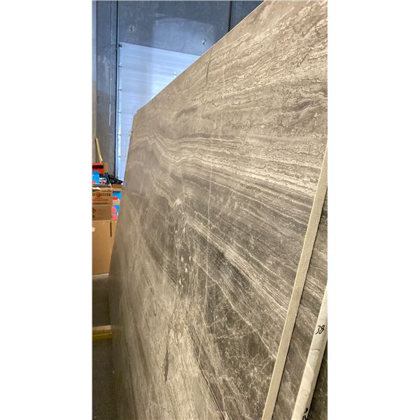 LIGHT GREY MARBLE STONE SLAB - 6' X 10' X 3/4" (MGV036)