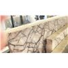 Image 1 : LIGHT GREY MARBLE STONE SLAB - 6.25' X 9' X 3/4" (MLP040)