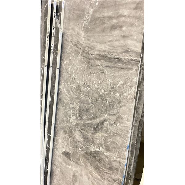 MORF GREY PATCH MARBLE STONE SLAB - 6.3' X 9.5' X 3/4" (MGP006)
