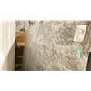 Image 1 : LIGHT GREY MARBLE STONE SLAB - 7.4' X 10' X 3/4" (?)