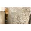 Image 1 : LIGHT GREY MARBLE STONE SLAB - 7.4' X 10' X 3/4" (?)