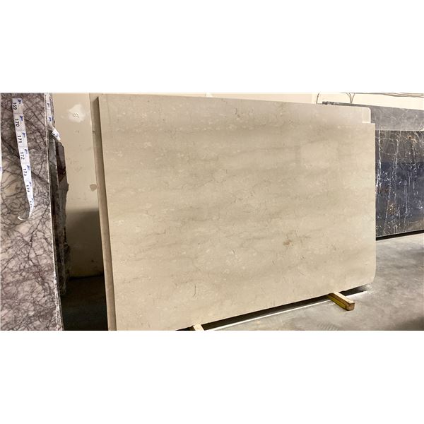 WHITE MARBLE STONE SLAB - 6' X 8.5' X 3/4" (MB016)