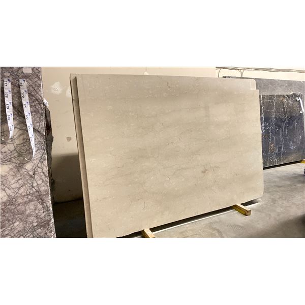 WHITE MARBLE STONE SLAB - 6' X 8.5' X 3/4" (MB016)