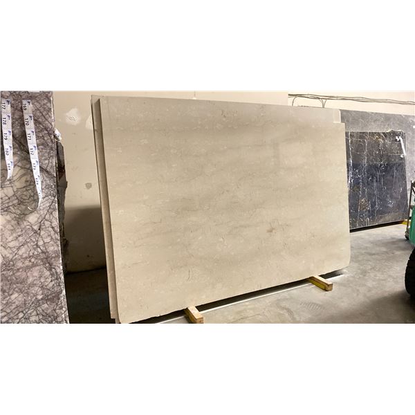 WHITE MARBLE STONE SLAB - 6' X 8.5' X 3/4" (MB016)