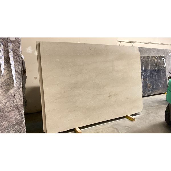 WHITE MARBLE STONE SLAB - 6' X 8.5' X 3/4" (MB016)