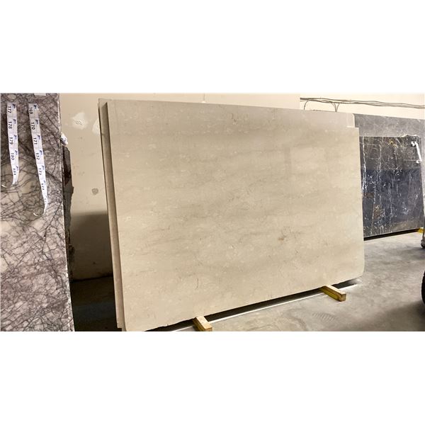 WHITE MARBLE STONE SLAB - 6' X 8.5' X 3/4" (MB016)
