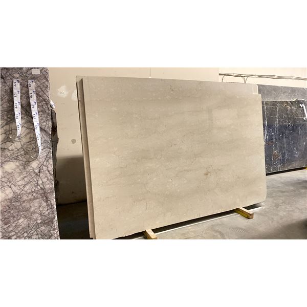 WHITE MARBLE STONE SLAB - 6' X 8.5' X 3/4" (MB016)