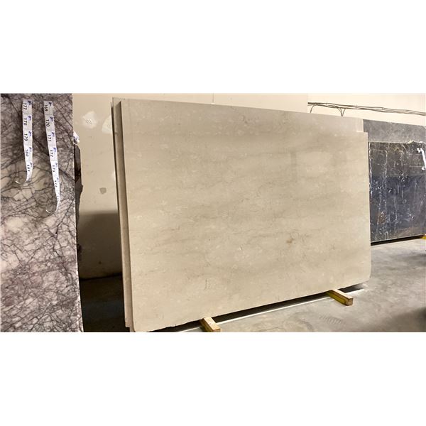 WHITE MARBLE STONE SLAB - 6' X 8.5' X 3/4" (MB016)