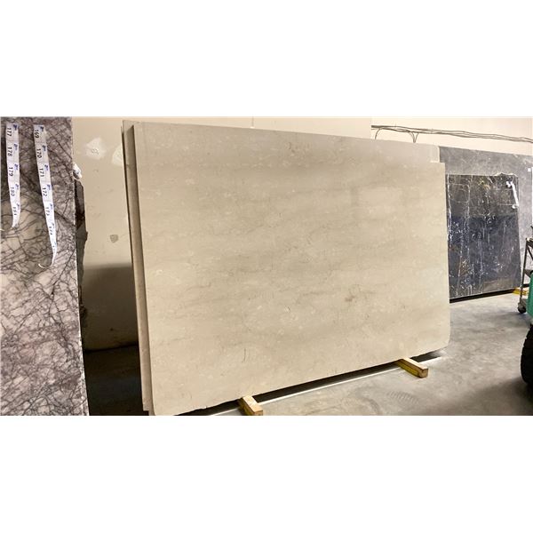 WHITE MARBLE STONE SLAB - 6' X 8.5' X 3/4" (MB016)