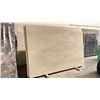 Image 1 : WHITE MARBLE STONE SLAB - 6' X 8.5' X 3/4" (MB016)