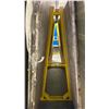 Image 1 : YELLOW METAL A-FRAME MATERIAL STORAGE RACK - 60" ACROSS X 60" WIDE AT BASE X 64 1/2" WIDE