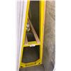 Image 1 : YELLOW METAL A-FRAME MATERIAL STORAGE RACK - 60" ACROSS X 60" WIDE AT BASE X 64 1/2" WIDE