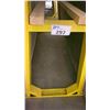 Image 2 : YELLOW METAL A-FRAME MATERIAL STORAGE RACK - 60" ACROSS X 60" WIDE AT BASE X 64 1/2" WIDE
