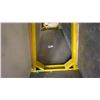 Image 2 : YELLOW METAL A-FRAME MATERIAL STORAGE RACK - 60" ACROSS X 60" WIDE AT BASE X 64 1/2" WIDE