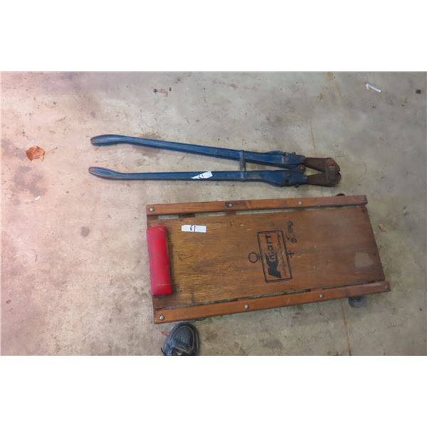 Bolt Cutter, Creeper & More 