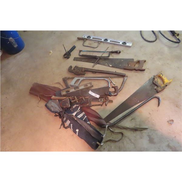Levels, Hand Saws, Wrecking Bar