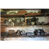 Image 1 : 2 Shelves Full: Cylinders, Alternators & Radios 