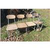 Image 1 : 5 School Desk Chairs