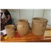 Image 1 : 3 Stoneware Crocks, 6gallon, Butter Churn, Medalta 1
