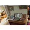Image 1 : 8 Framed Pictures , Embroidery & More 