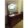 Image 1 : 3pcs Bedroom Set: Dresser 62'' x 52'' x 19'' with Mirror, 4