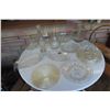 Image 1 : Glassware: Bowls, Trays, Platters, Cut Glass, 