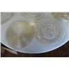 Image 2 : Glassware: Bowls, Trays, Platters, Cut Glass, 