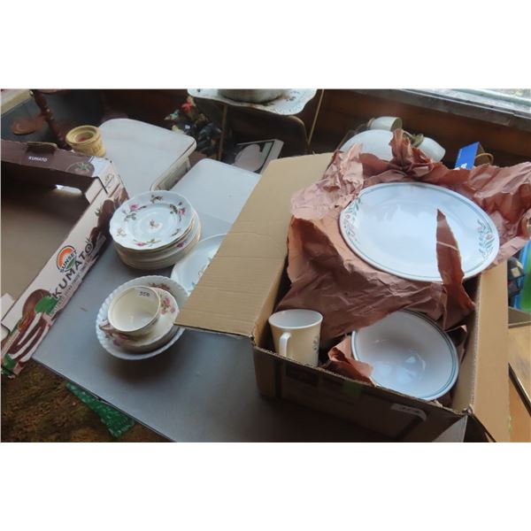 Coreelle Place Setting and Other Dishes