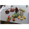 Image 1 : Chalkware - Wall Mount Fish, Buddha, Birds, Fruit