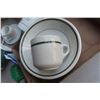 Image 3 : Hotelware Teapot, Coffee Cups, Bowls. Modern cups with Slogans