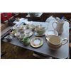 Image 1 : Cups, Saucers, Pitcher, Cream and Sugar "Johnson Brothers"