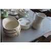 Image 2 : Cups, Saucers, Pitcher, Cream and Sugar "Johnson Brothers"