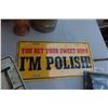 Image 2 : Licence Plates , 2 plates, 1 Polish Plate, Stien, Handsycle