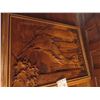 Image 2 : Wood Cargved Style bvy Kim Murray 15x18 and 2x Wood Style Plates Carved 14"