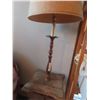 Image 3 : Wood Lamp, Brass Table Lamp