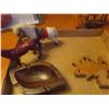 Image 2 : 5 Pottery Set, 3 Wood Deer, 3 Wood Servers, Wood Mail Box