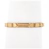 Image 1 : Antique 10k Yellow Gold Detailed Heart & Mil grain Work Eternity Stack Band Ring