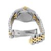Image 8 : Rolex Ladies 18K Gold And Steel White Roman Diamond Bezel Hidden Clasp Datejust