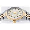 Image 8 : Rolex Mens 2 Tone Silver Index 36MM 14K Yellow Gold & Steel Datejust Wristwatch