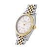 Image 3 : Mens 18K Two Tone Yellow Gold And Stainless Steel Silver Index 41MM Datejust