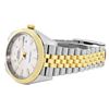 Image 9 : Mens 18K Two Tone Yellow Gold And Stainless Steel Silver Index 41MM Datejust
