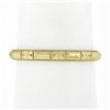 Image 7 : Antique 14k Yellow Gold Detailed Floral Work Eternity Stackable Band Ring