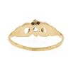 Image 7 : Antique 10k Gold.25 ctw Old European Diamond Flower Prong Setting Engagement Rin